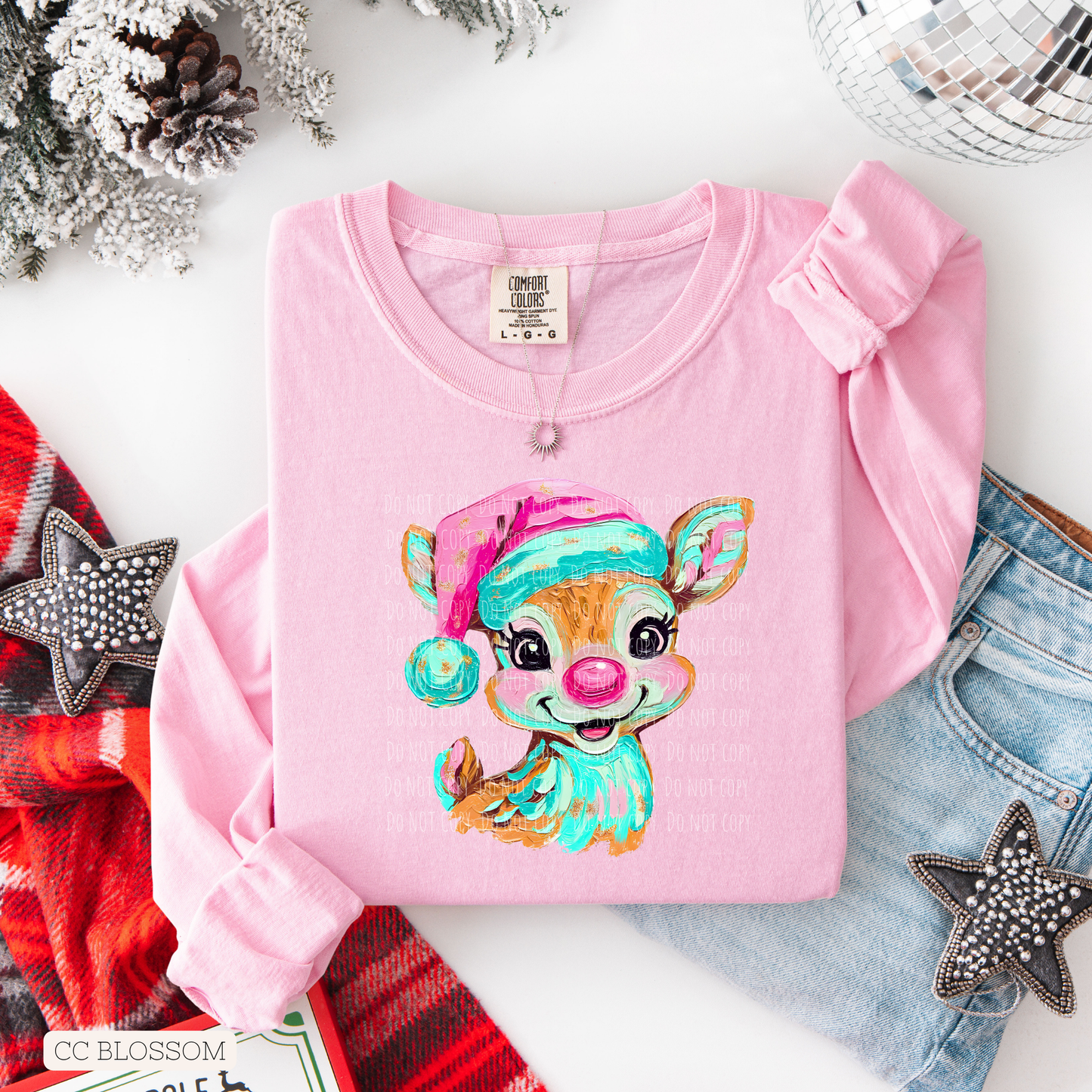 Cutesy Painted Reindeer