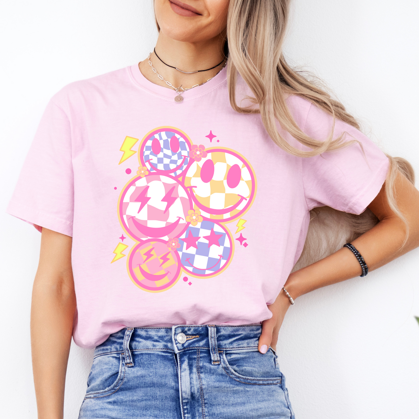 Smiley Checkered Collage