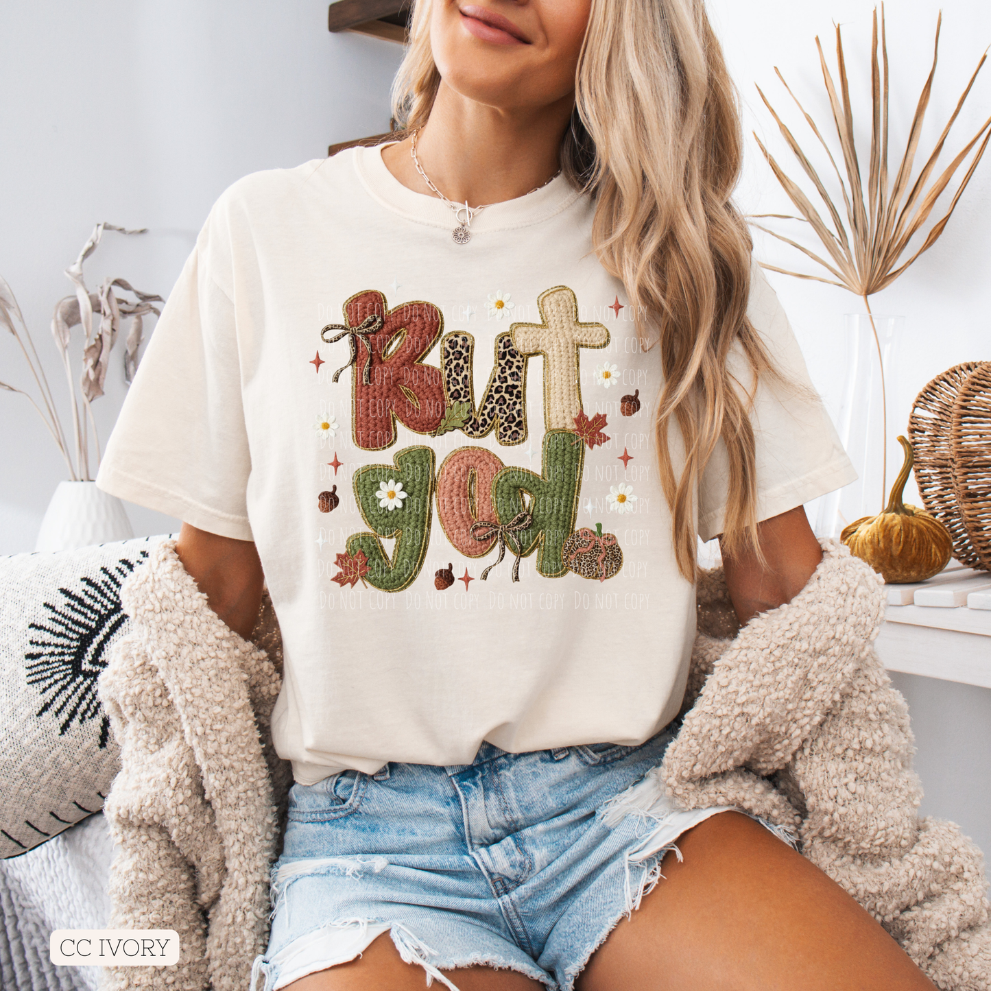 Faux Yarn Fall But God