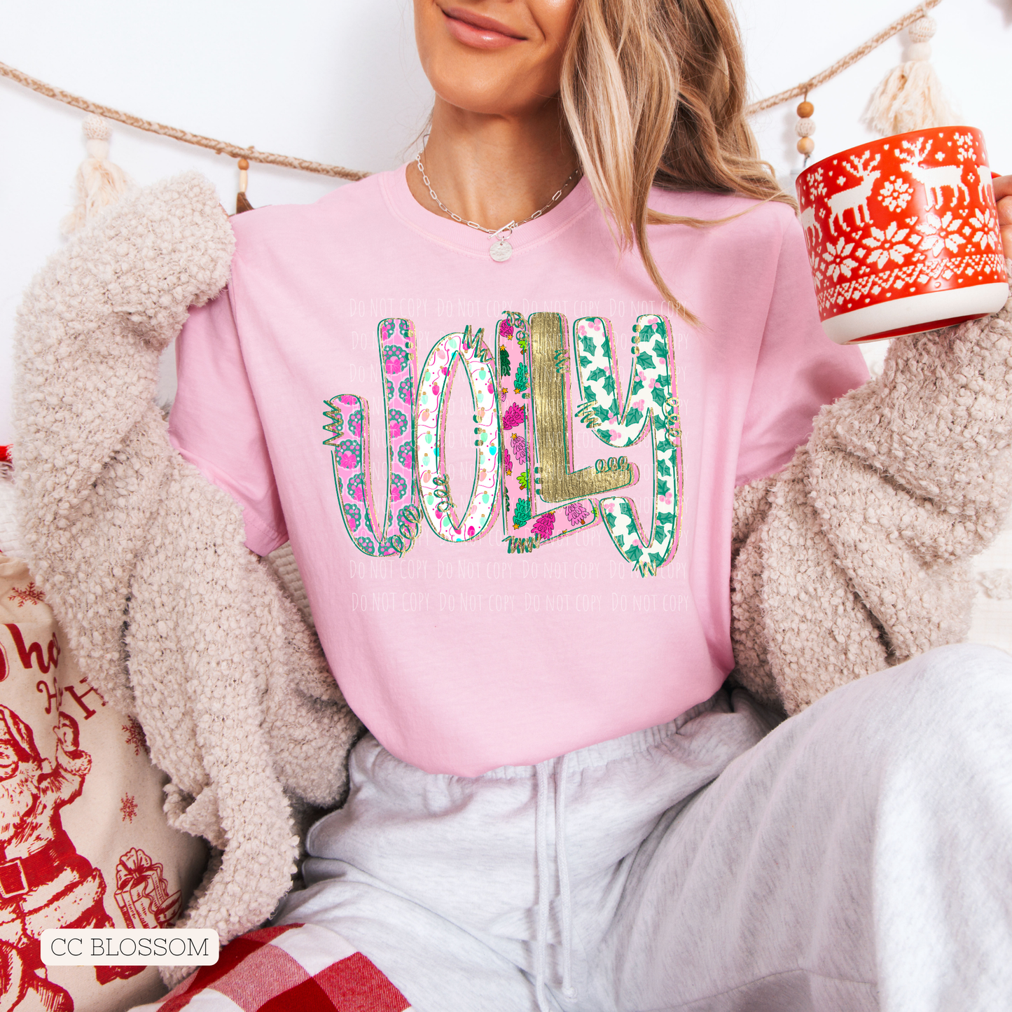 Cutesy Gold Foil Jolly