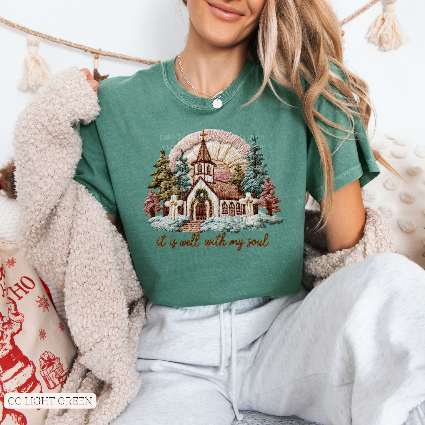 Faux Yarn It Is Well With My Soul