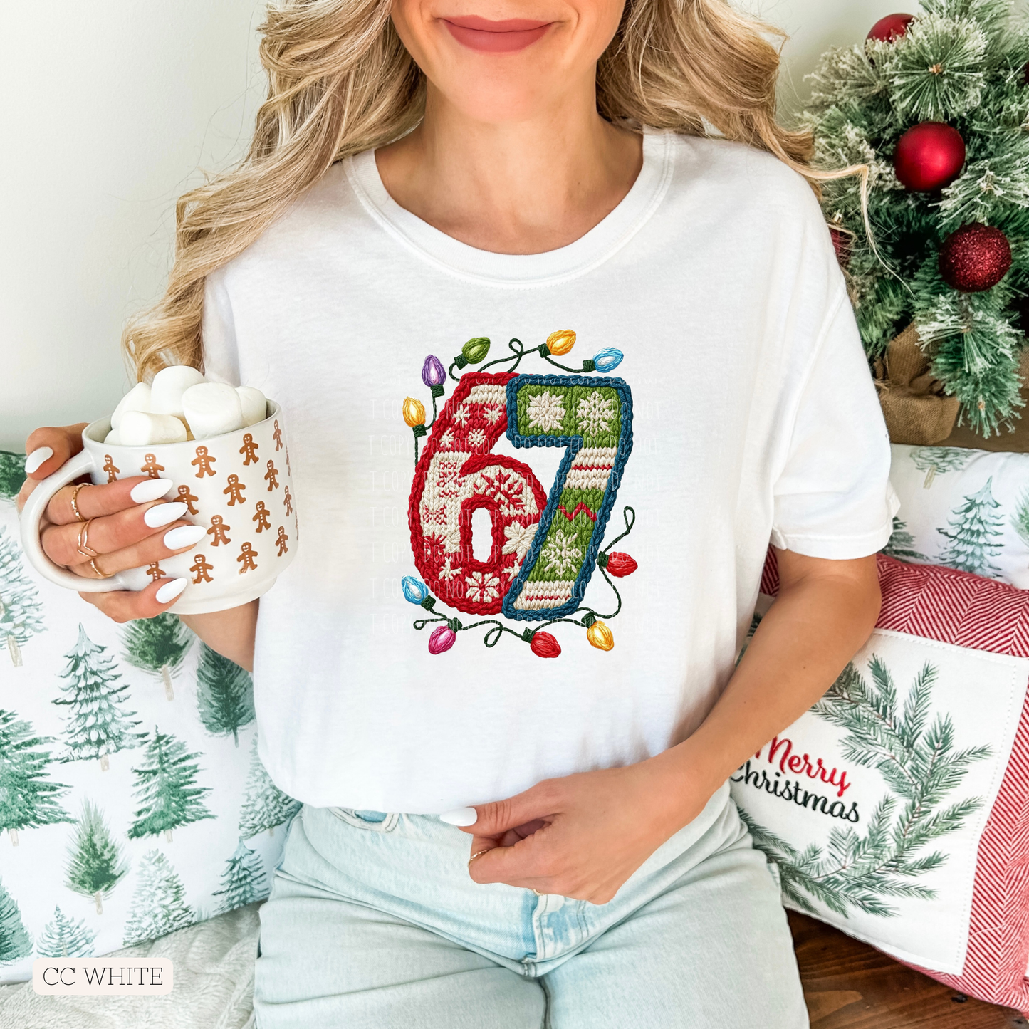 Faux Yarn Christmas 6 7