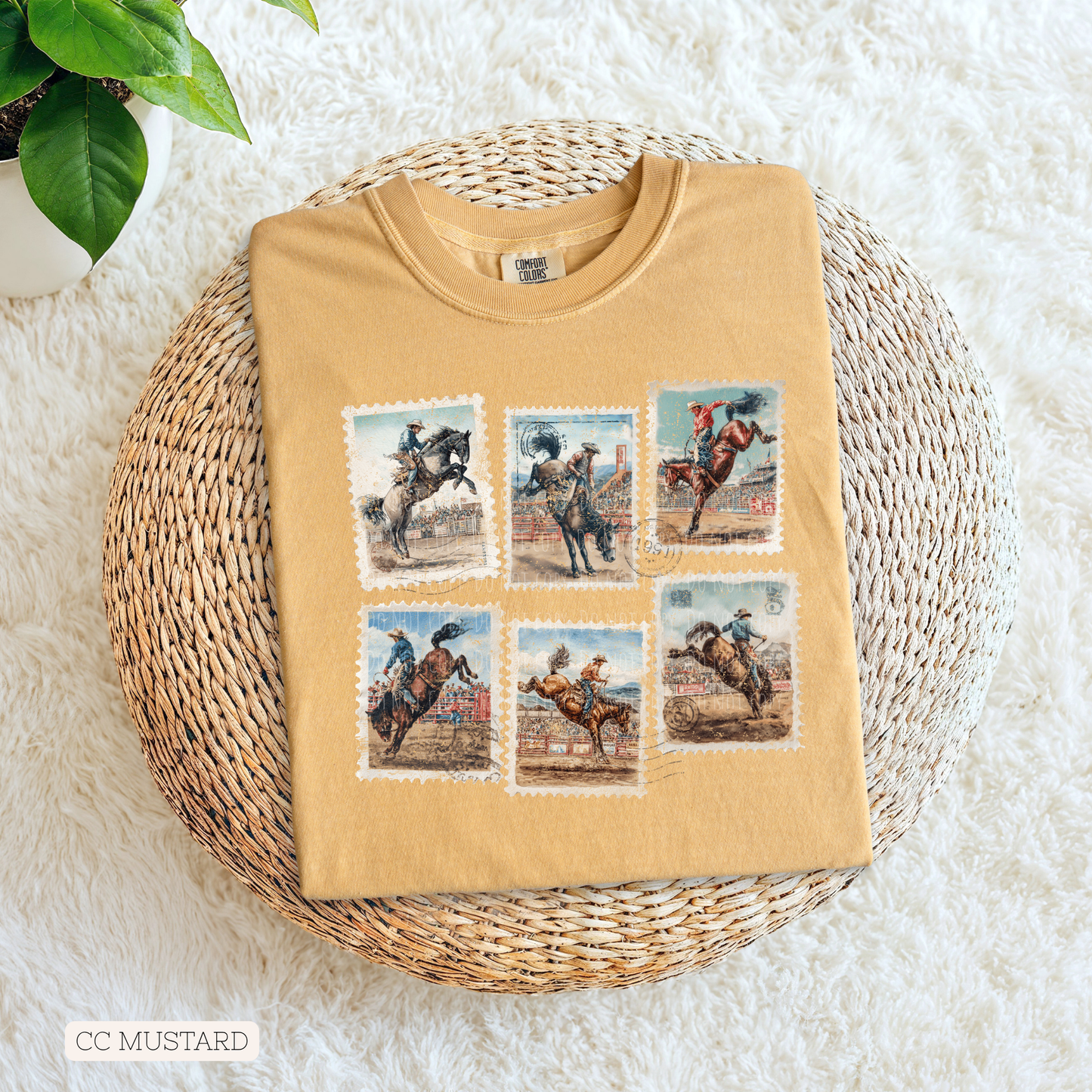 Vintage Cowboy Stamps