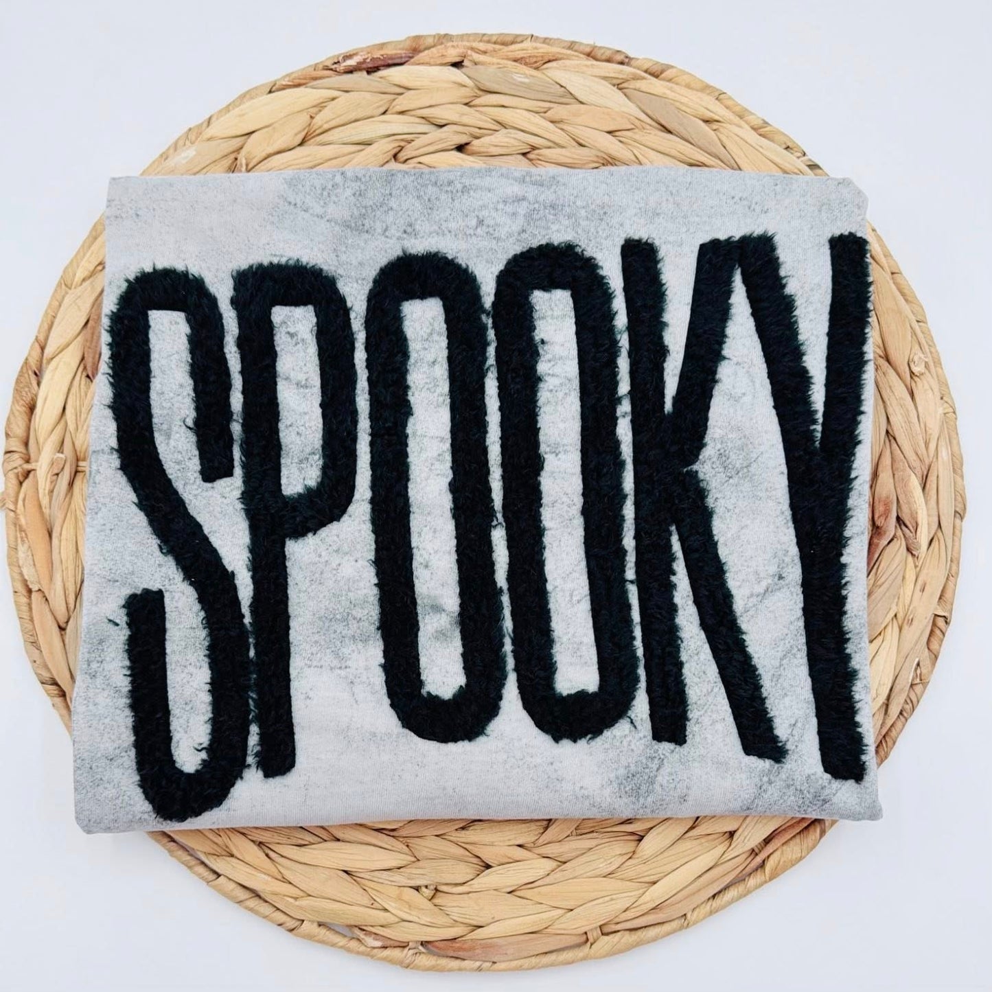 Spooky Fluffy Patch (black)