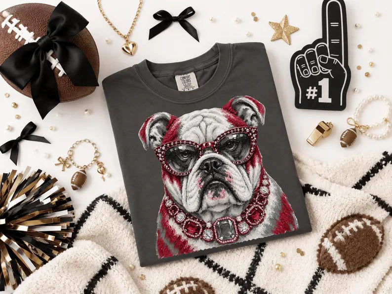 Bling Bulldog Mascot