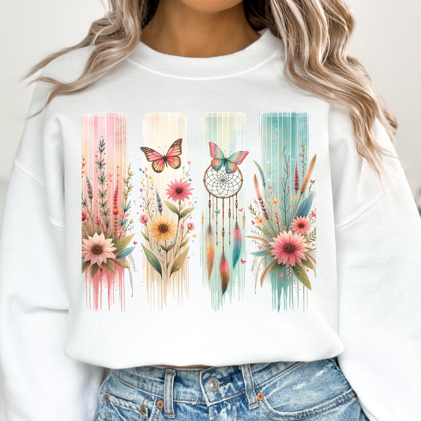 Boho Butterfly Flowers