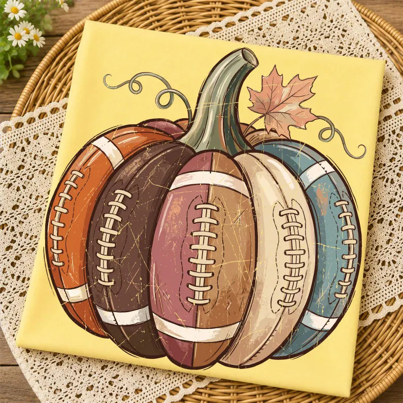 Football Fall Pumpkin