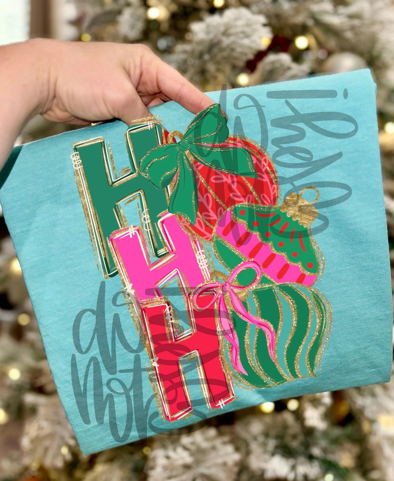 Cutesy Whimsical Ho Ho Ho