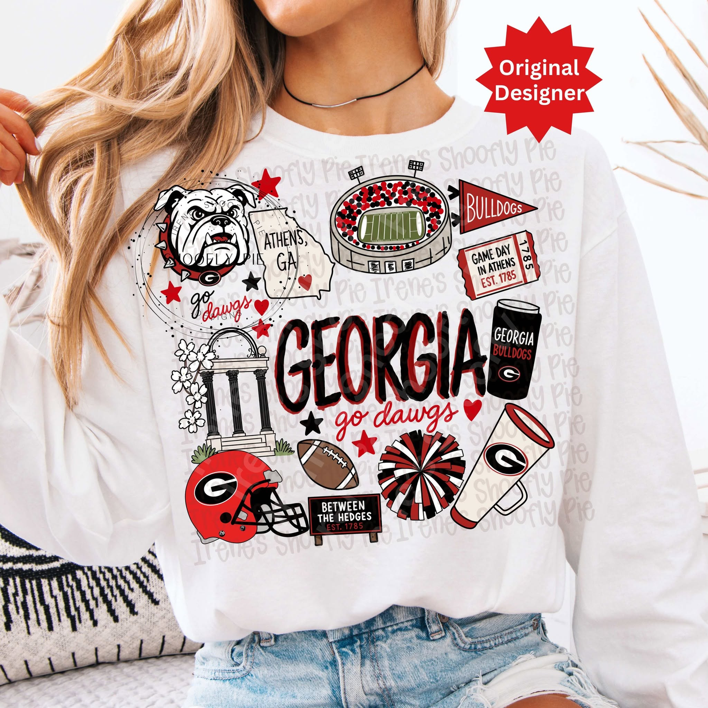 Georgia Football Collage
