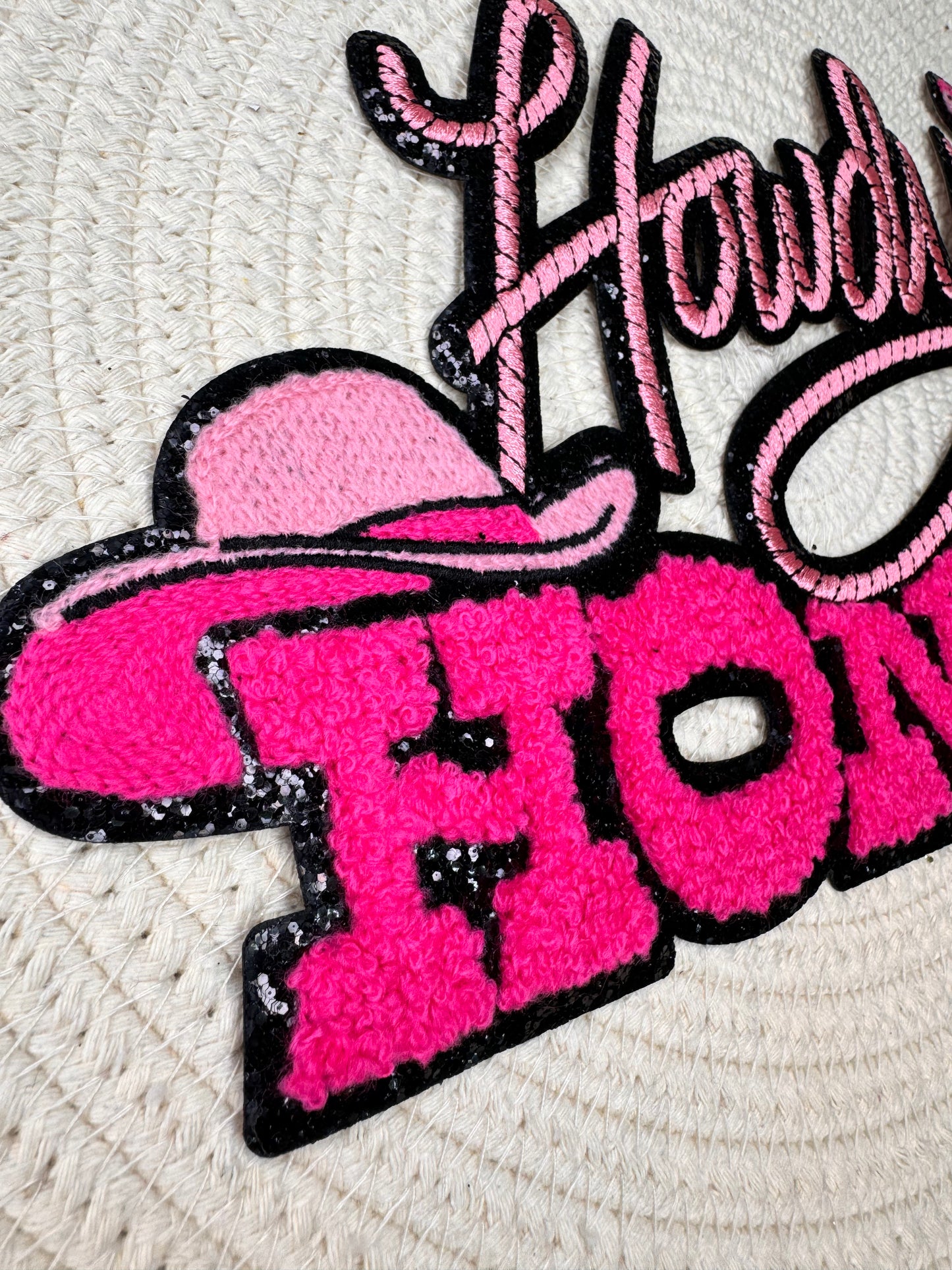 Howdy Honey Chenille Patch