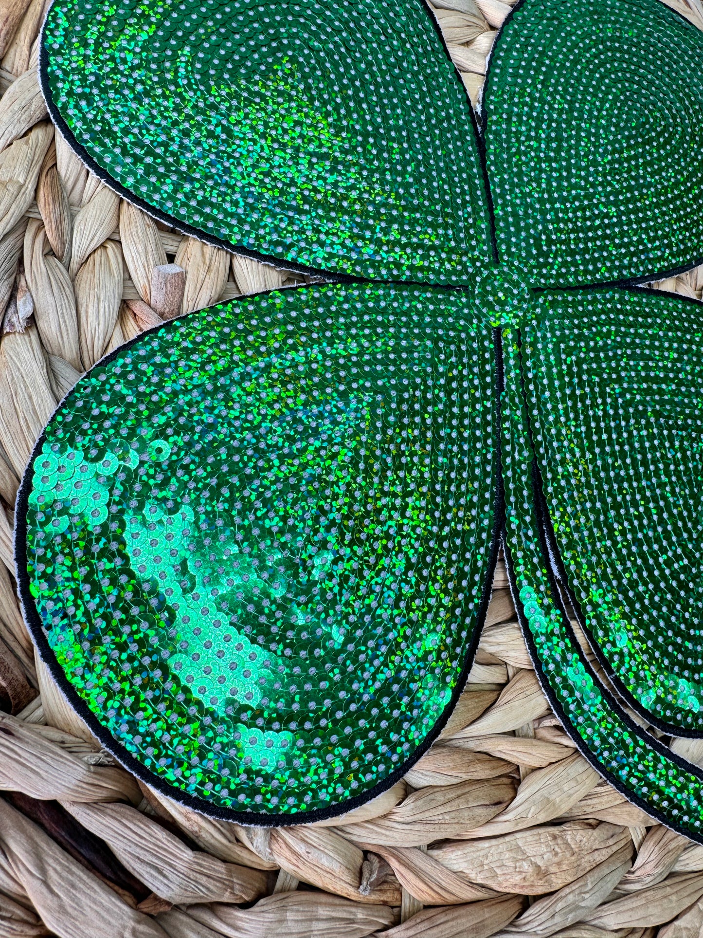 Sequin Shamrock Patch