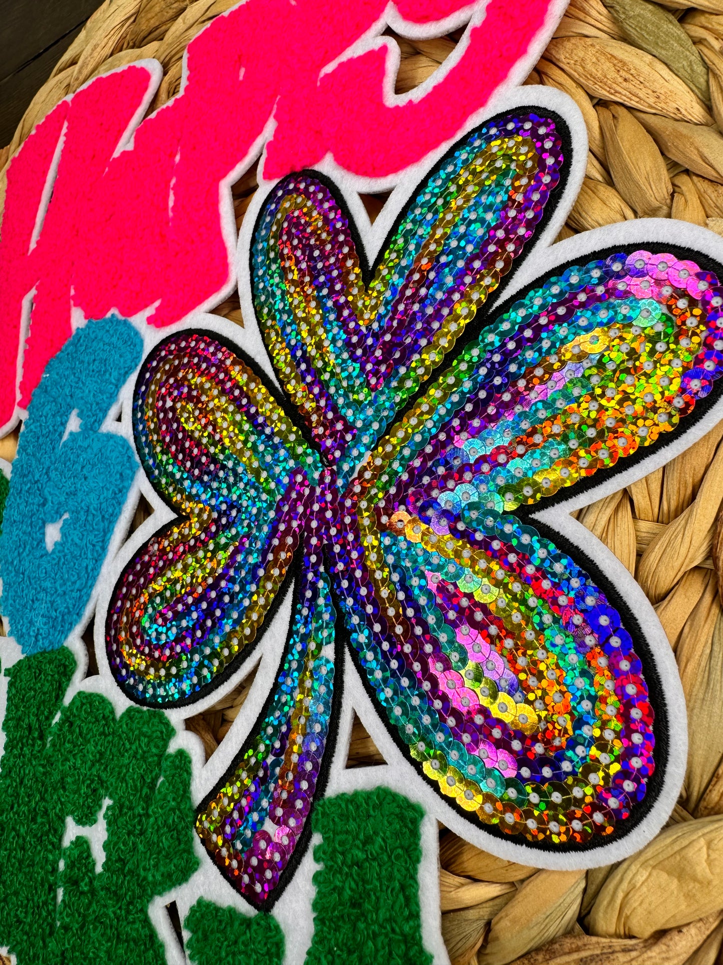 Happy Go Lucky (rainbow sequin)