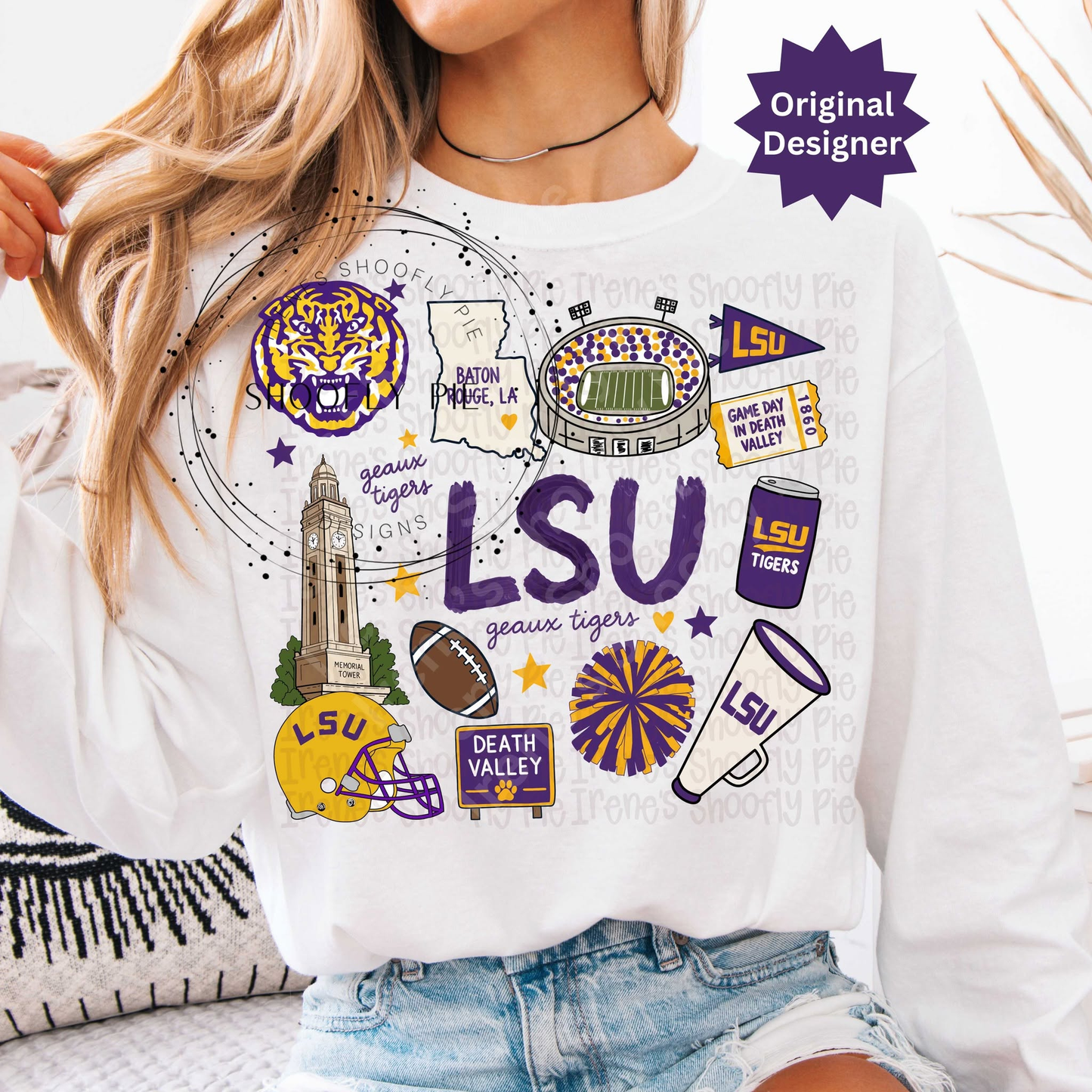 LSU Football Collage