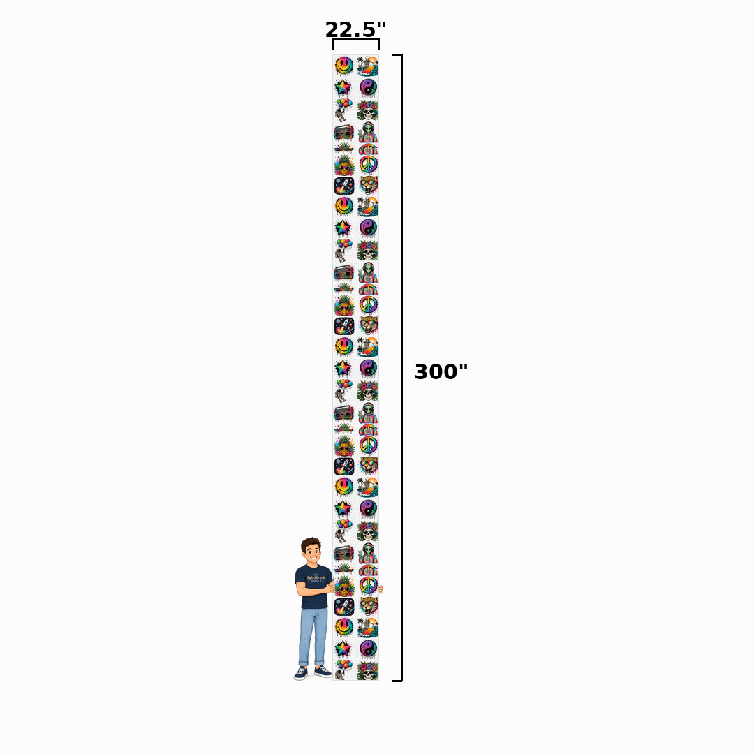 22.5" Wide Custom DTF Gang Sheet Builder