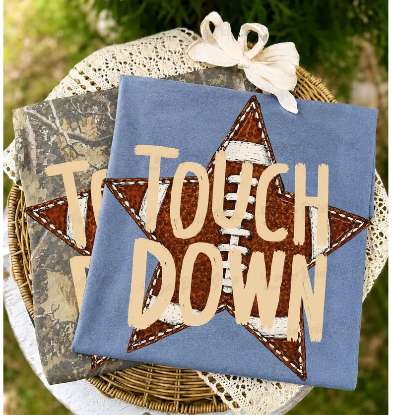 Retro Touchdown Design
