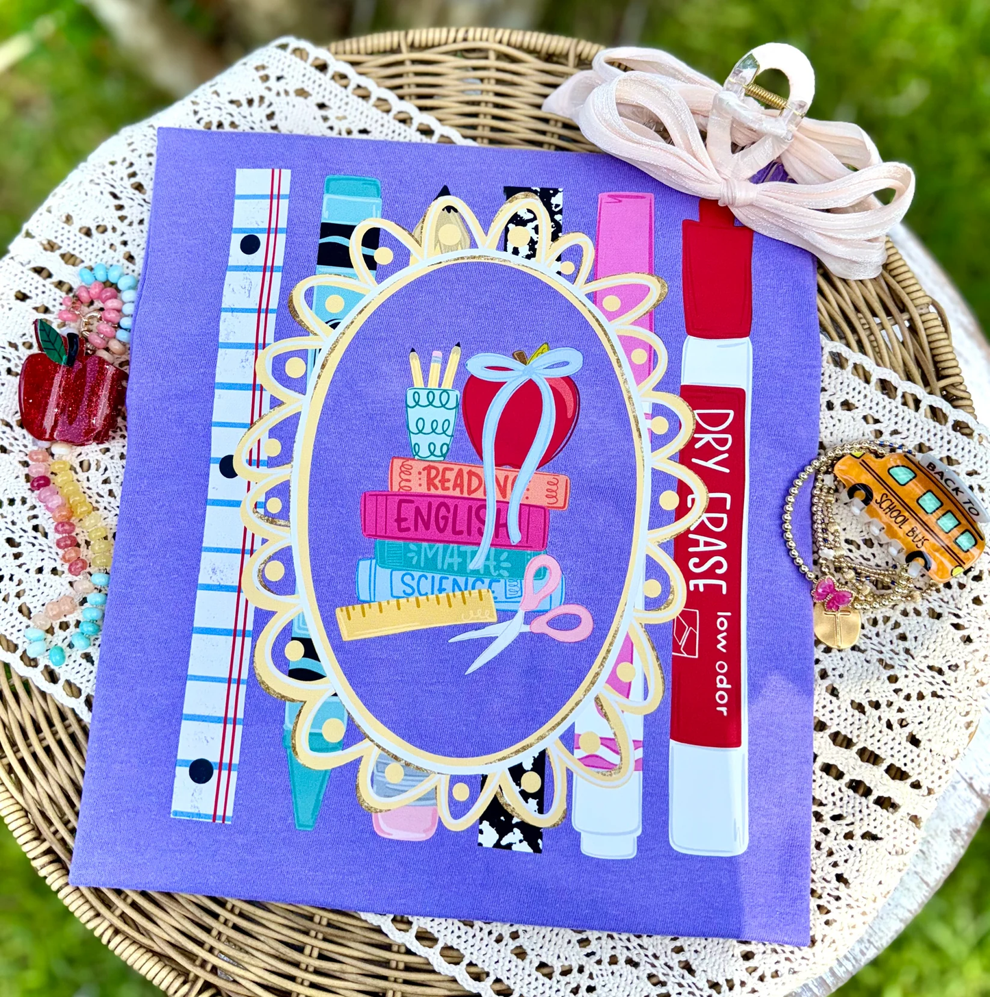 School Books Frame
