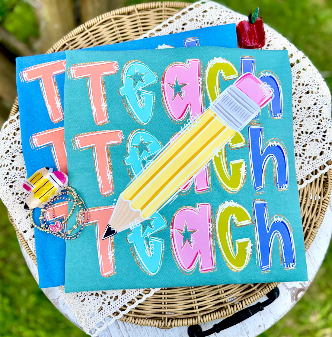 Teach Stacked with Pencils