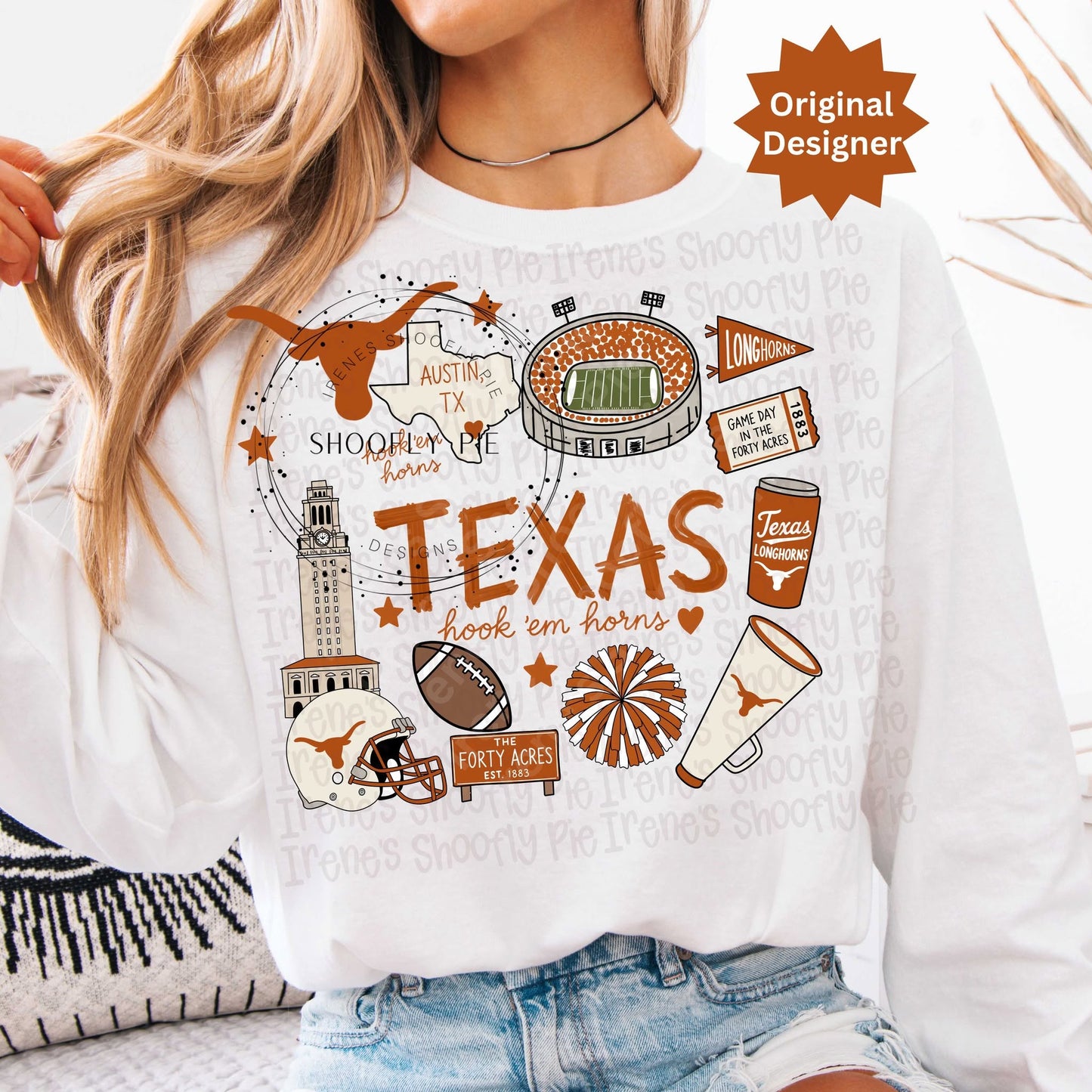 Texas Football Collage