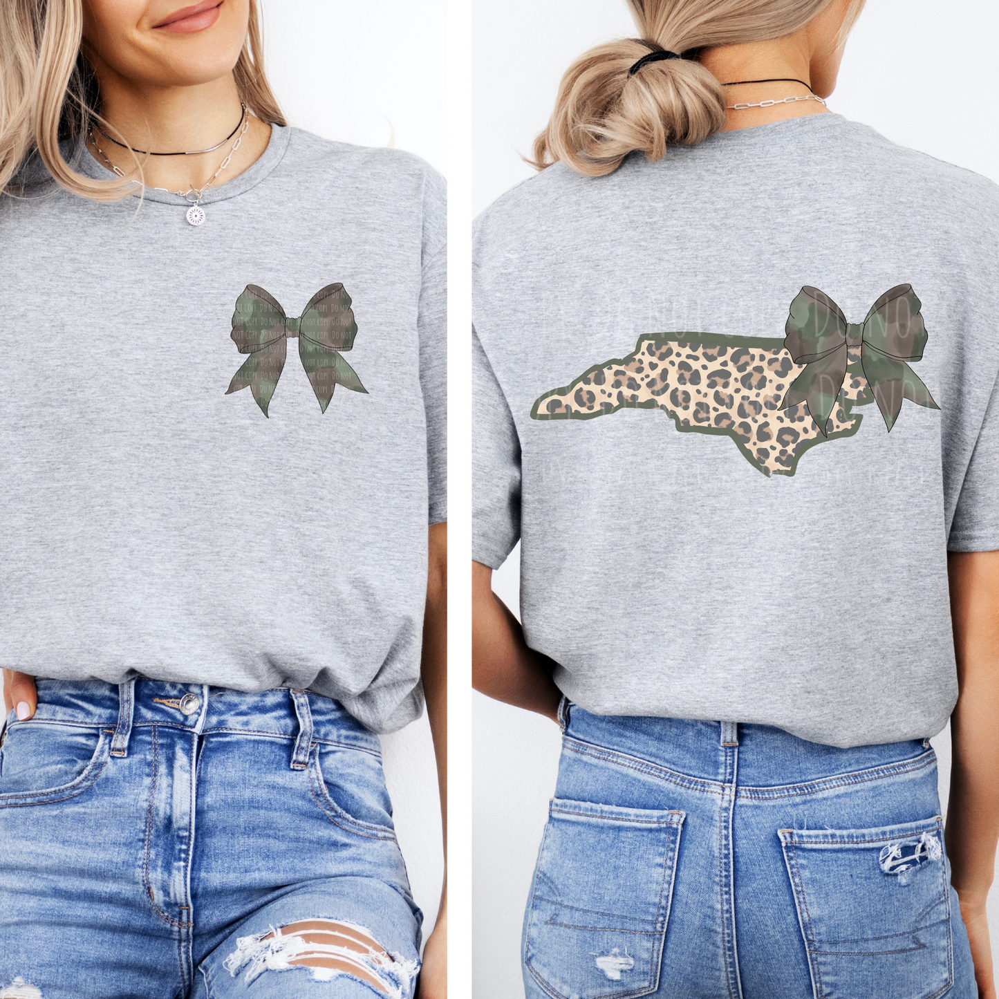 North Carolina Camo Leopard