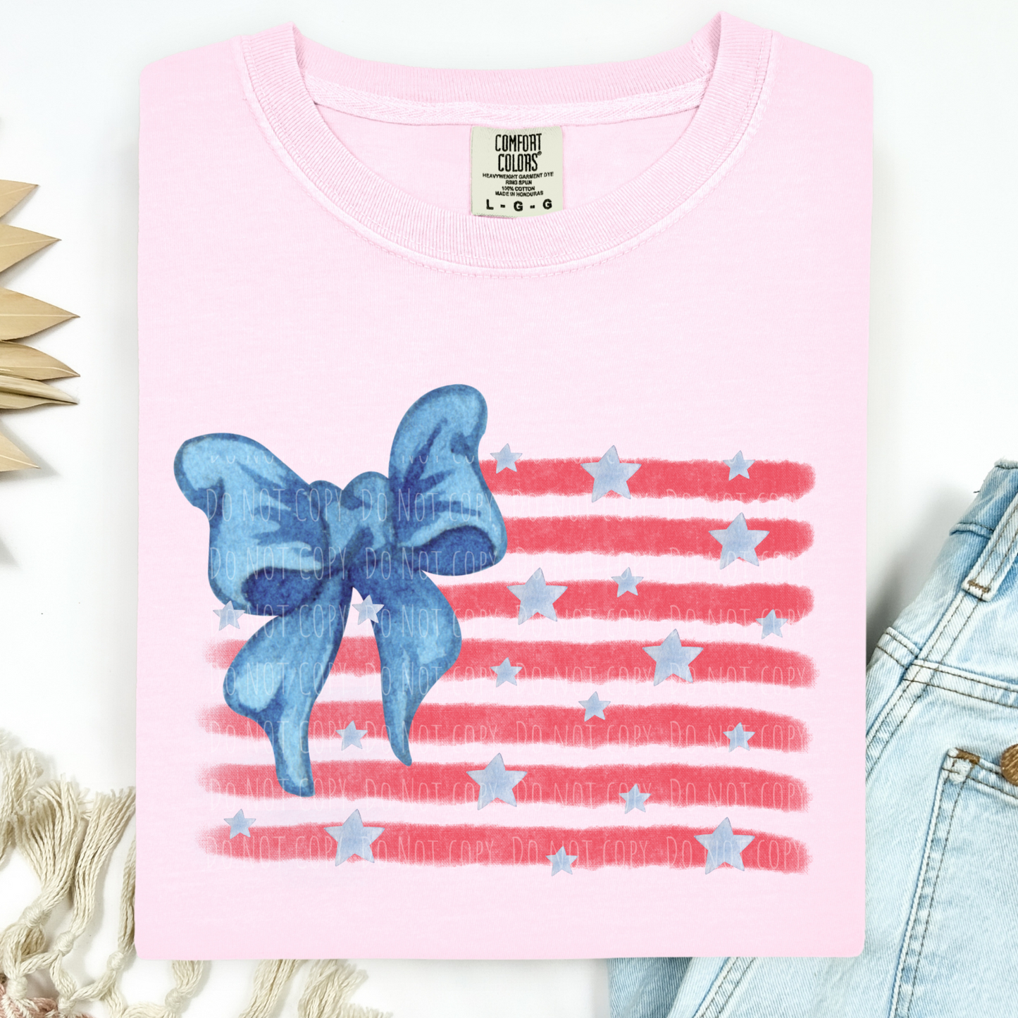 Watercolor Bow Flag