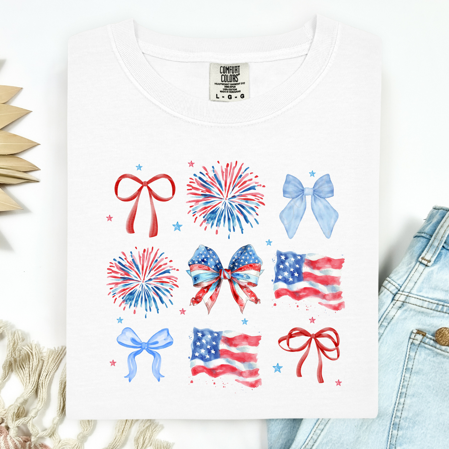 Patriotic Watercolor Collage