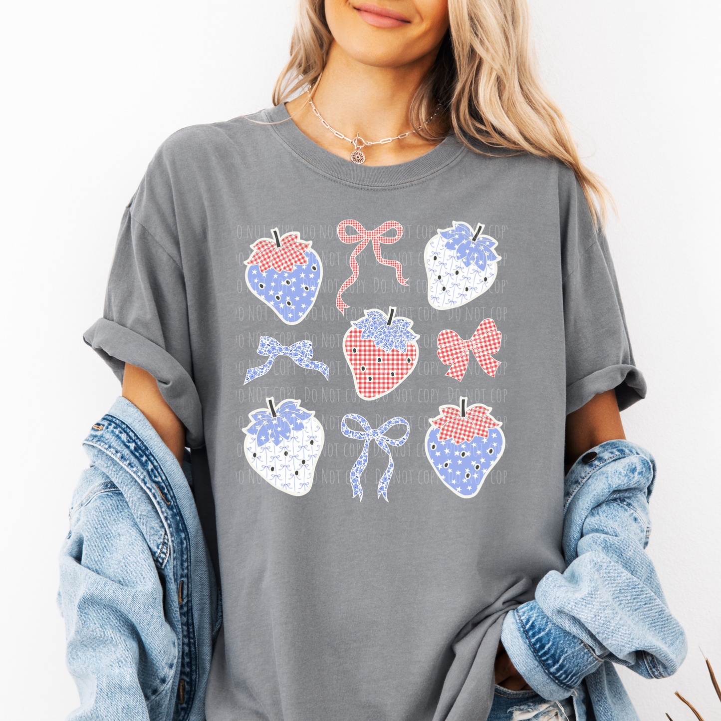 Patriotic Strawberries and Bows