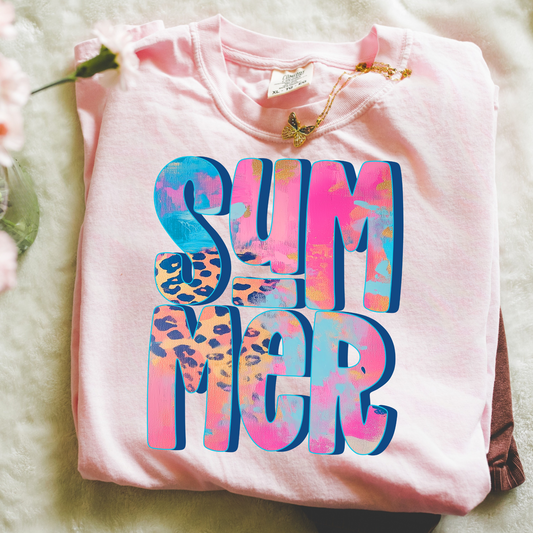 Leopard Watercolor Summer