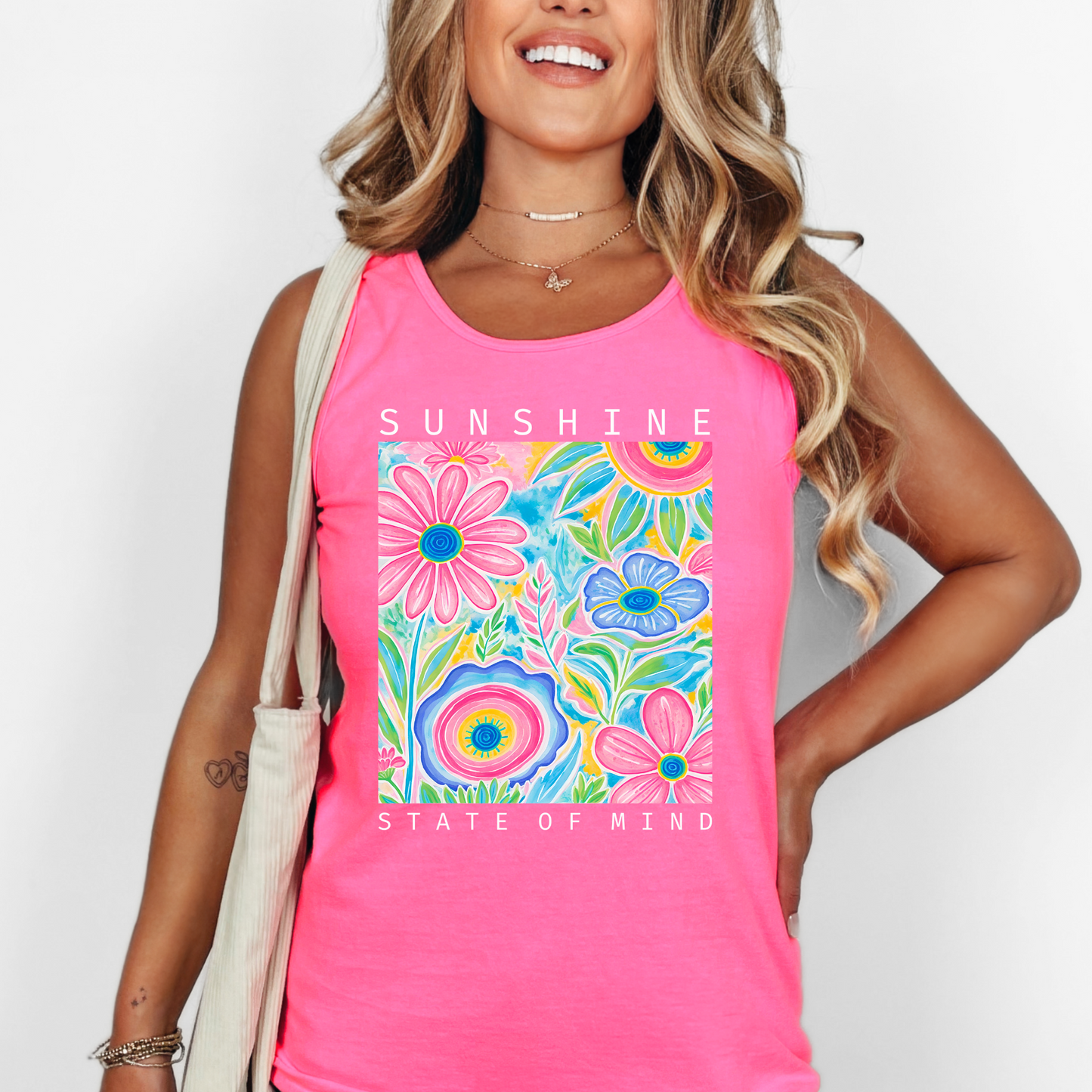 Sunshine State Of Mind Colorful Florals
