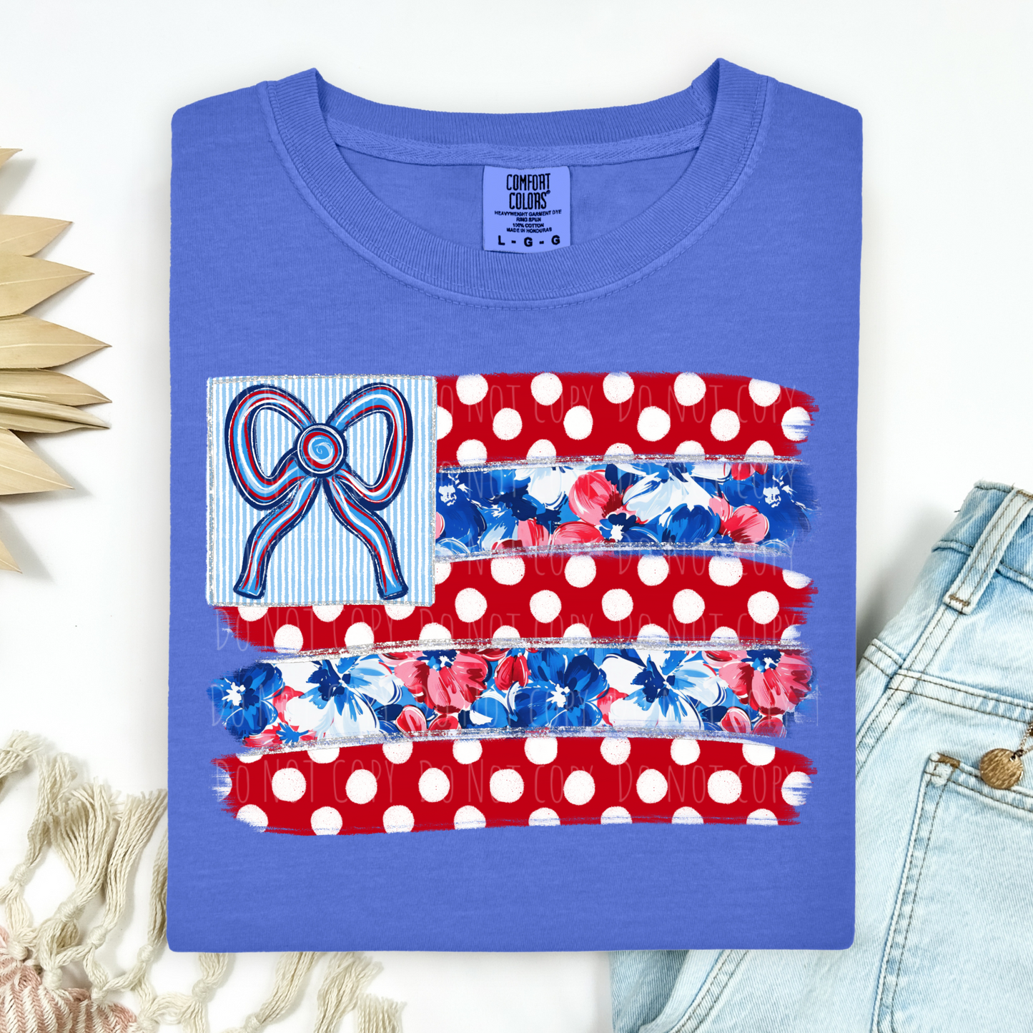 Floral Polka Dot Flag