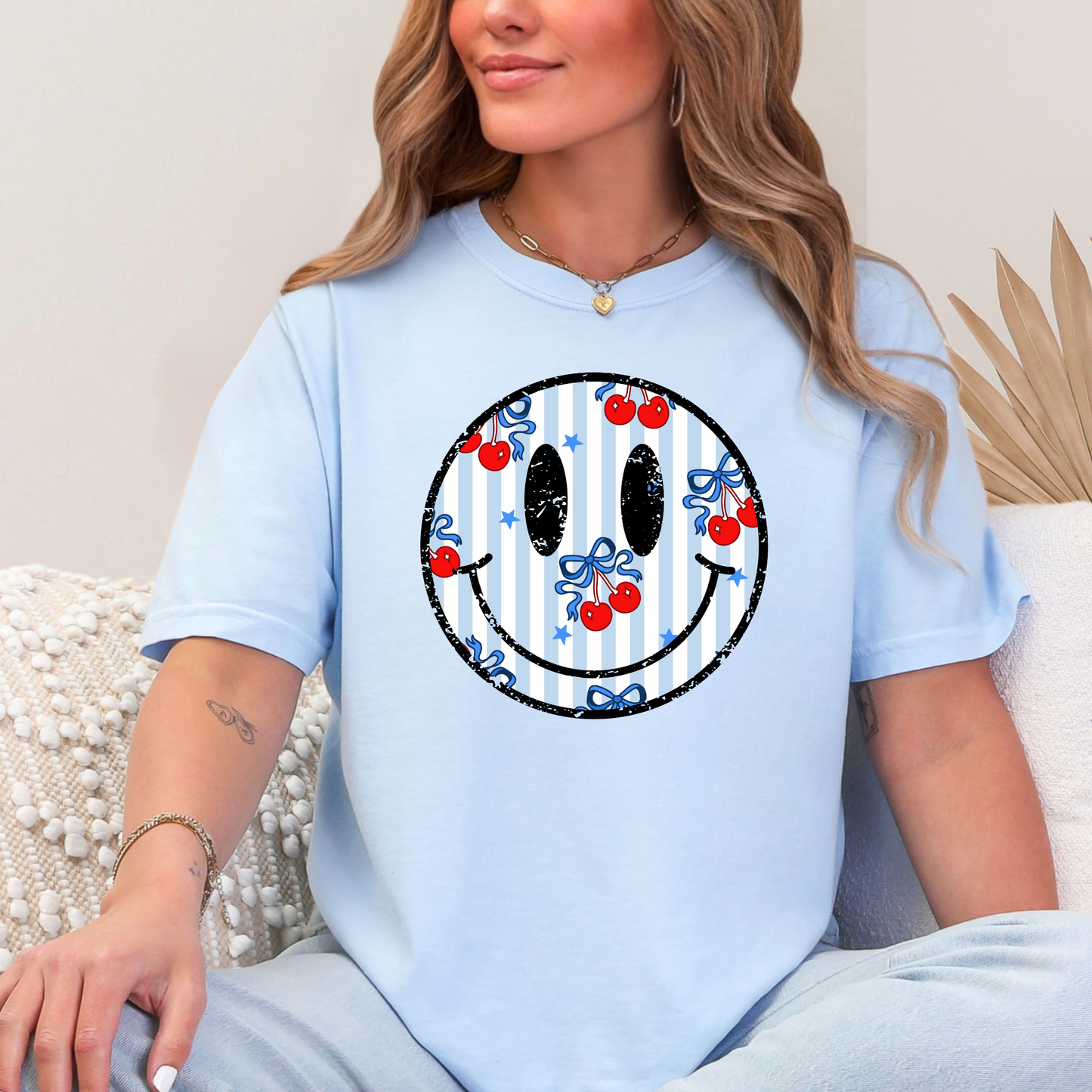 Striped Cherries Smilies