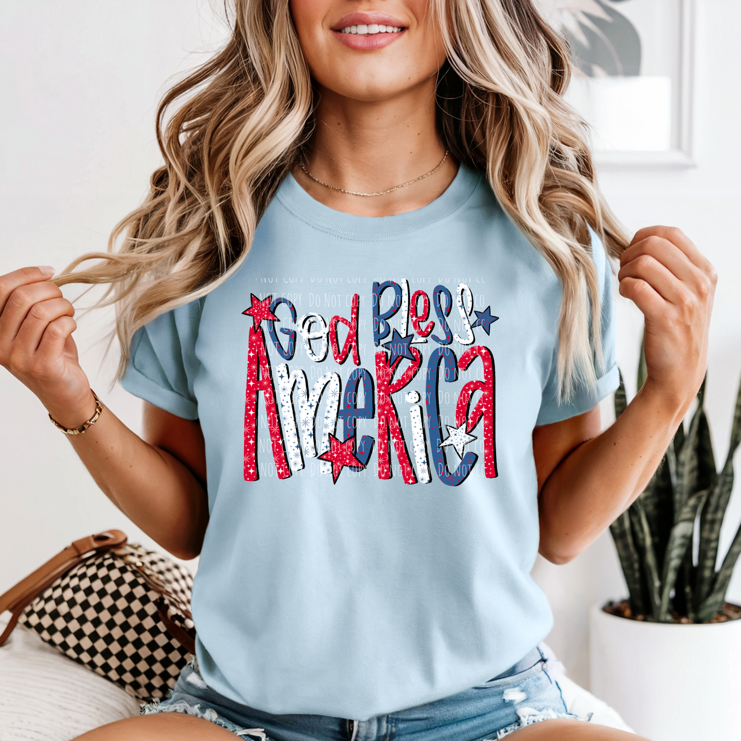 God Bless America Doodle