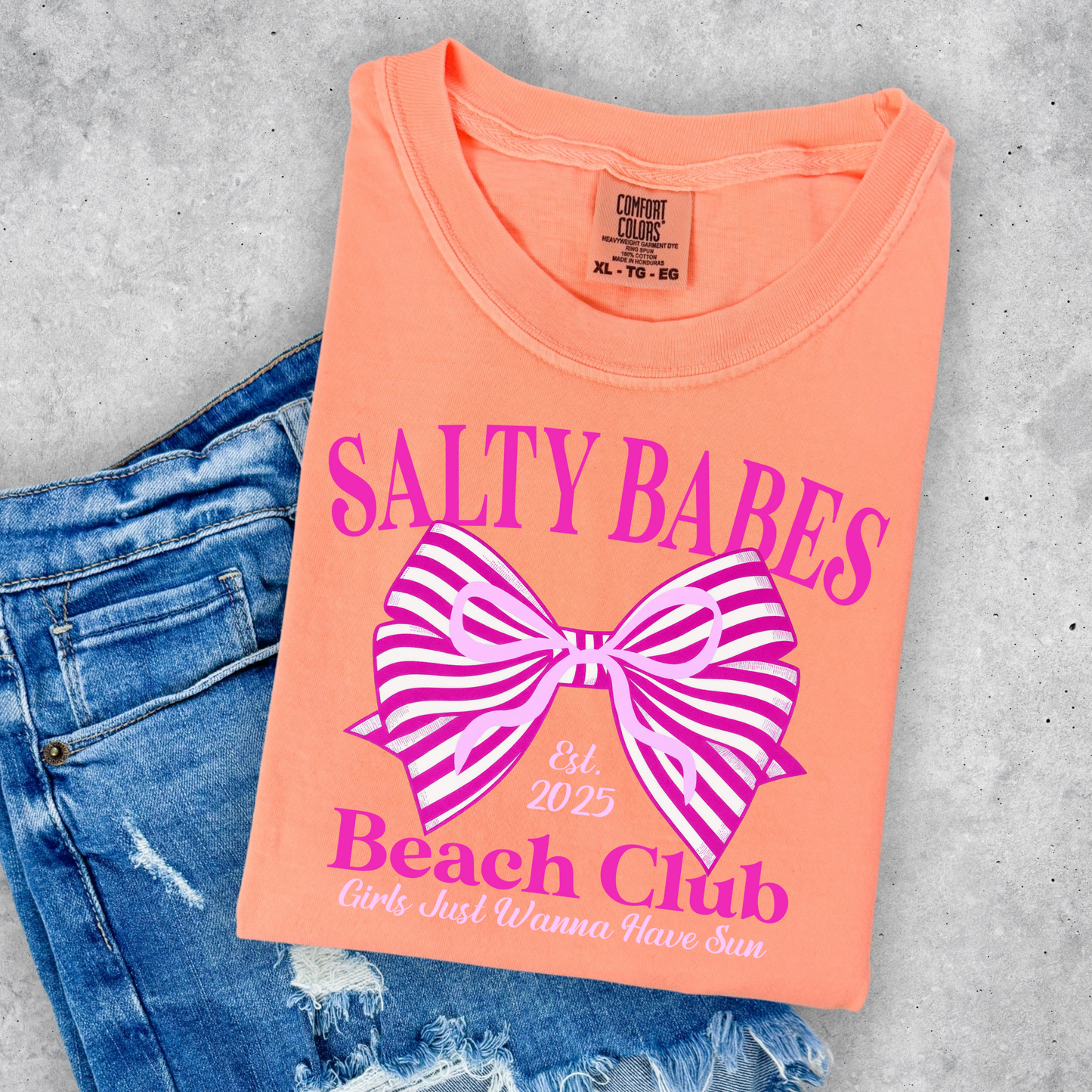 Salty Babes Bow (pink)