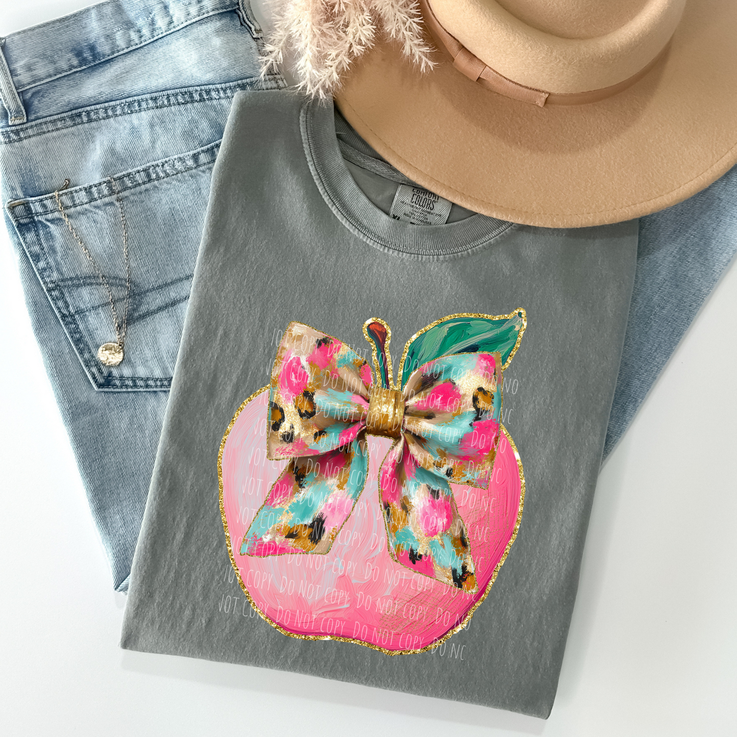 Painted Brushstroke Apple