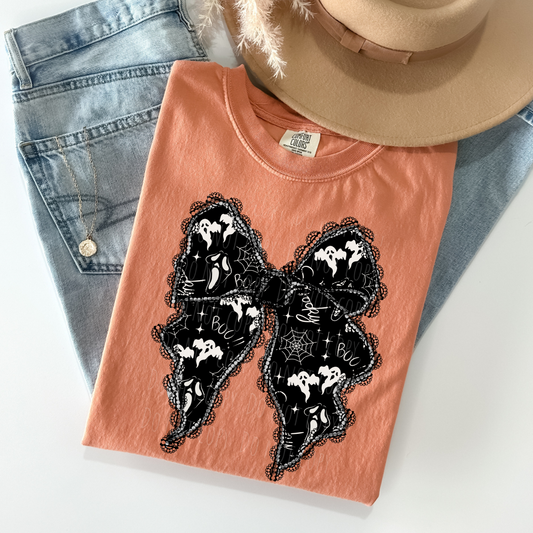 Halloween Lace Bow