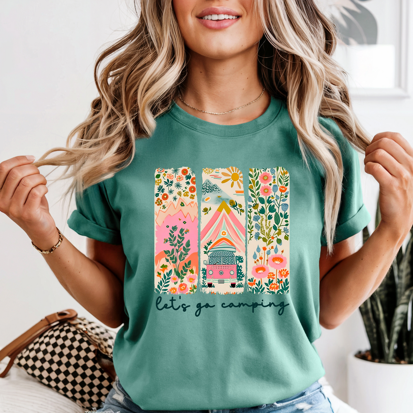 Let's Go Camping Boho Squares