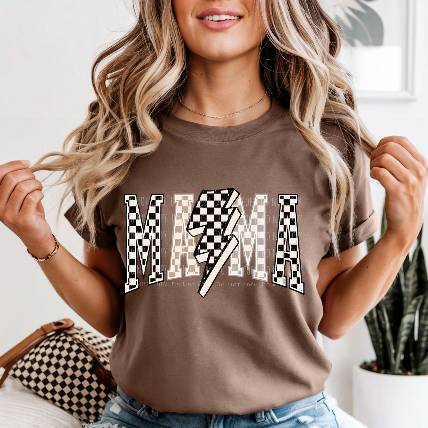 Mama Lightning Checkered (neutral)