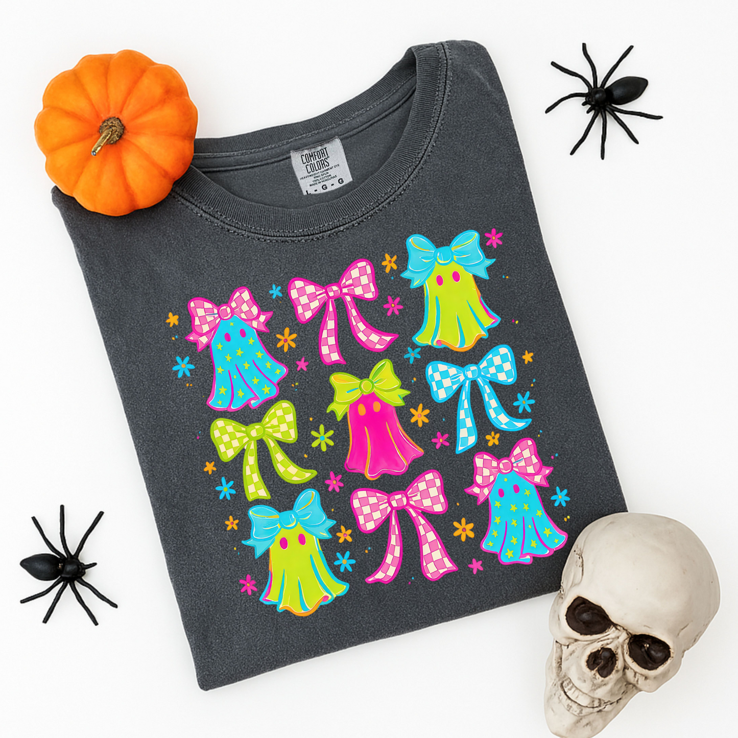 Checkered Colorful Ghosties