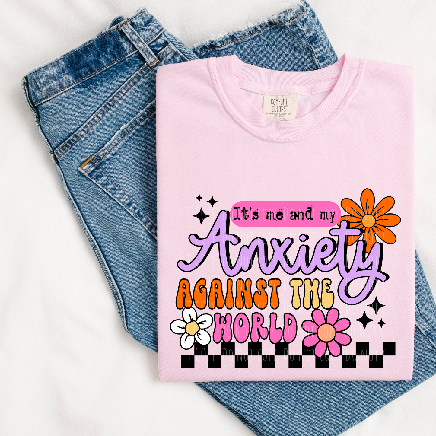 Me and My Anxiety Against The World Retro