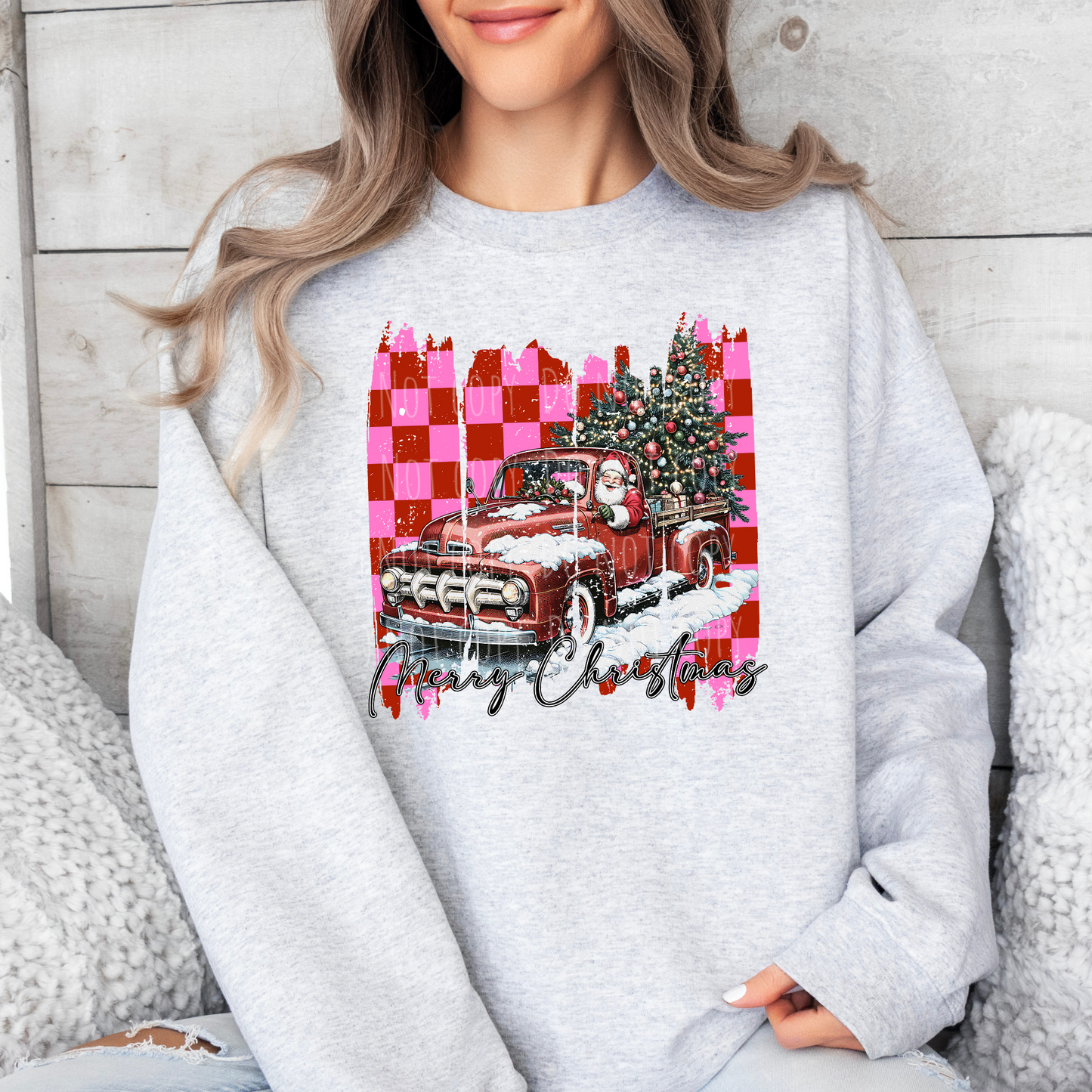 Merry Christmas Checkered