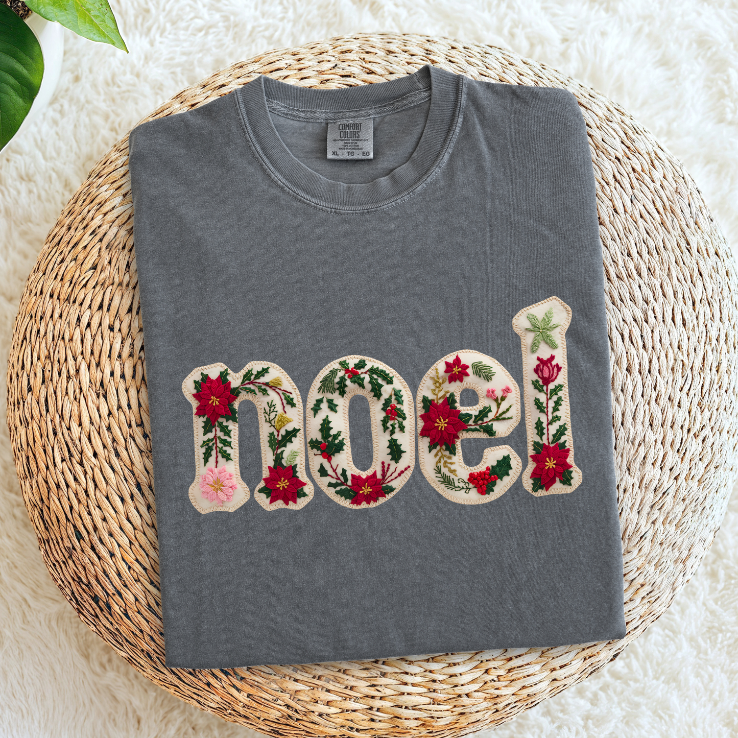 Faux Embroidery Noel