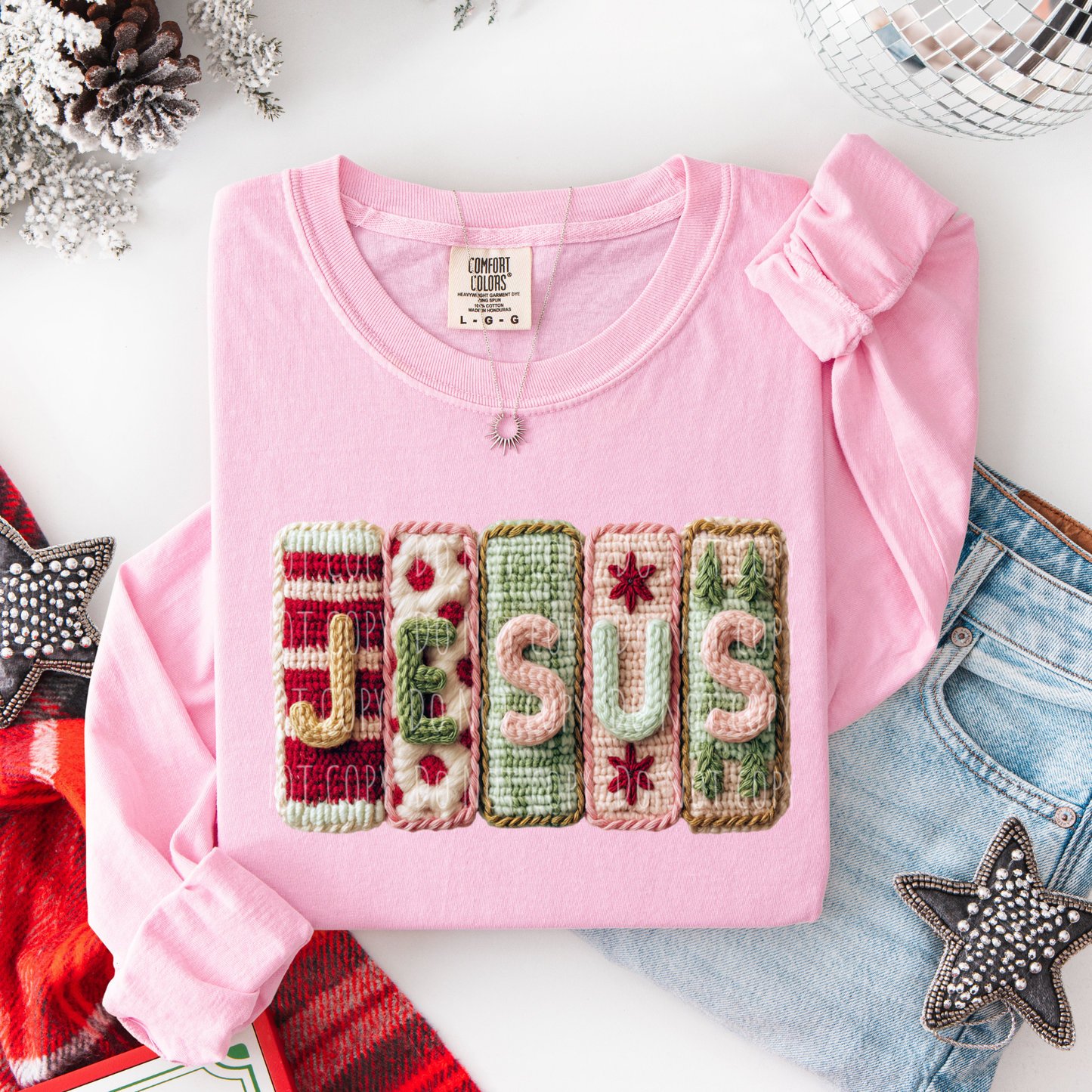 Latch Hook Christmas Jesus