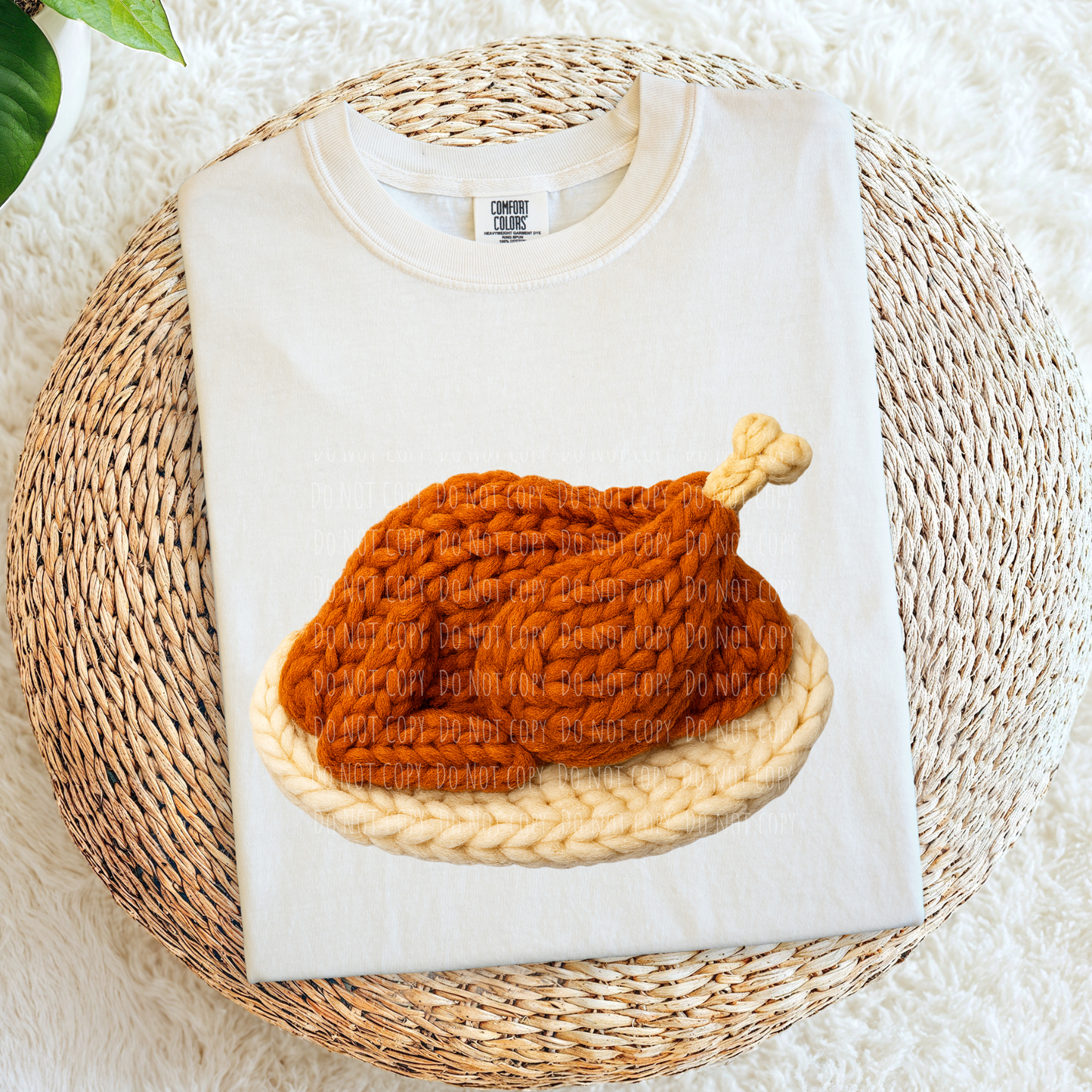 Faux Yarn Turkey