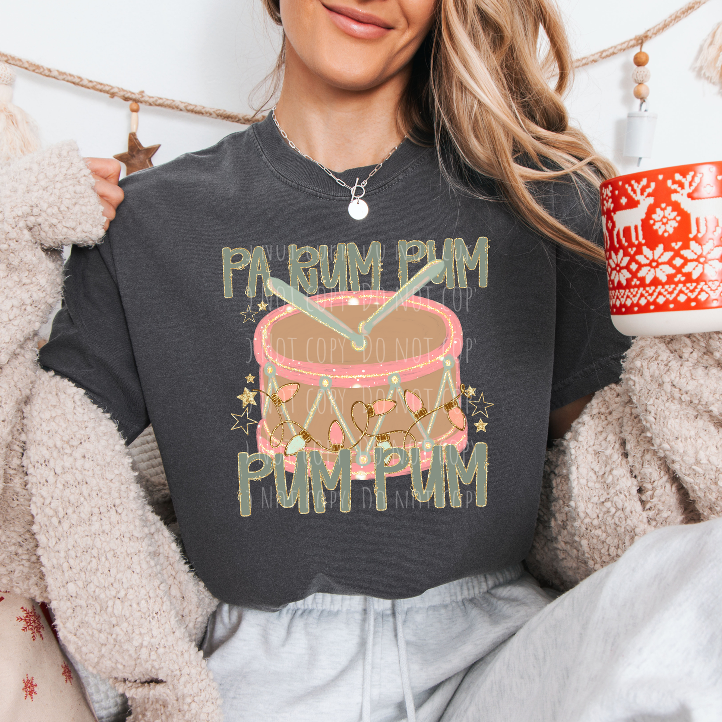 Faux Gold Pa Rum Pum Pum Pum