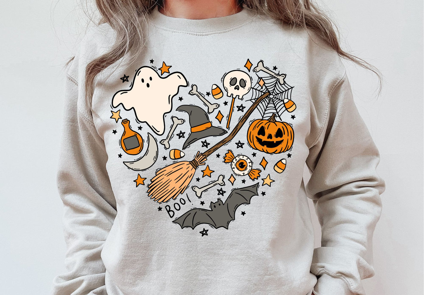 Halloween Collage Heart