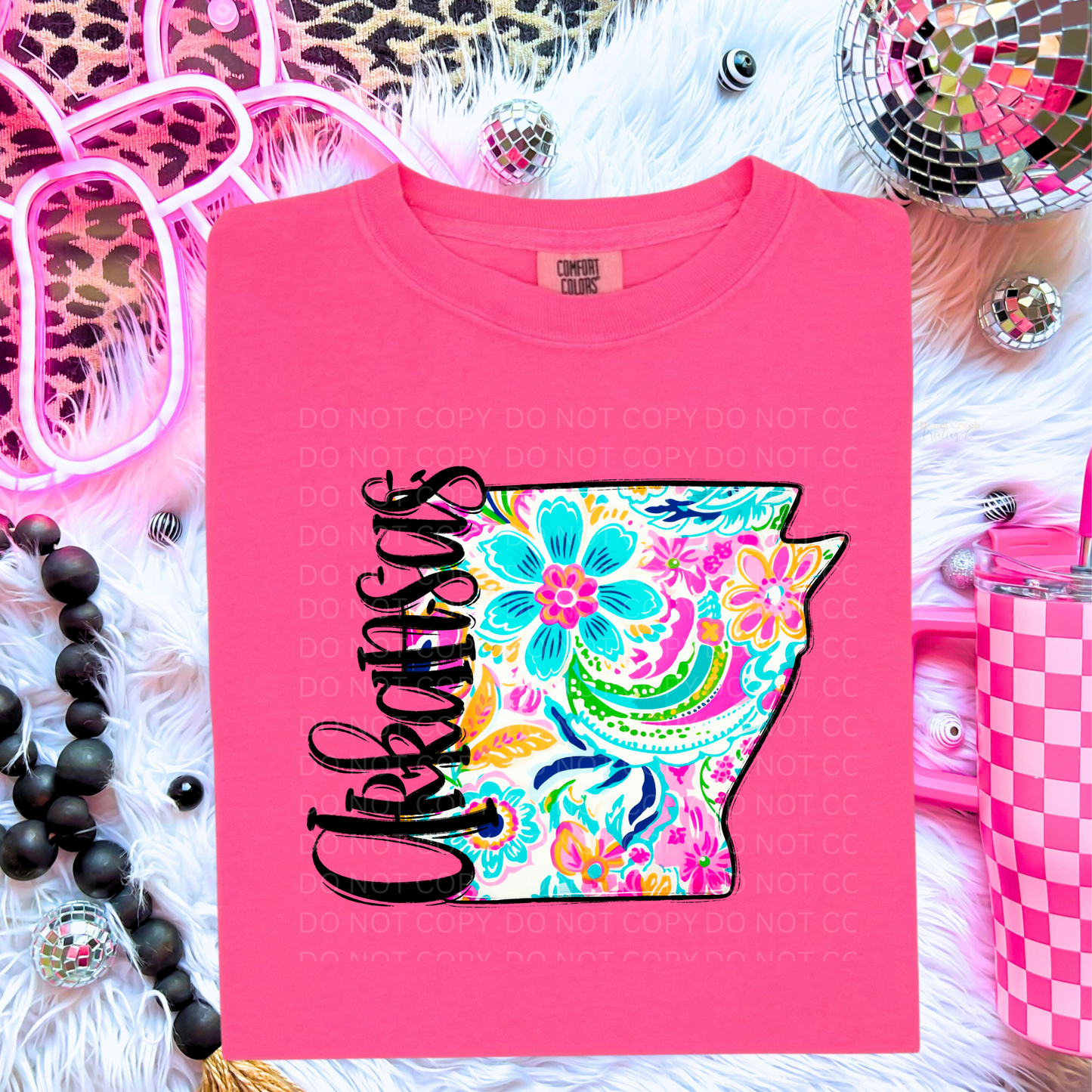 Arkansas Paisley Print