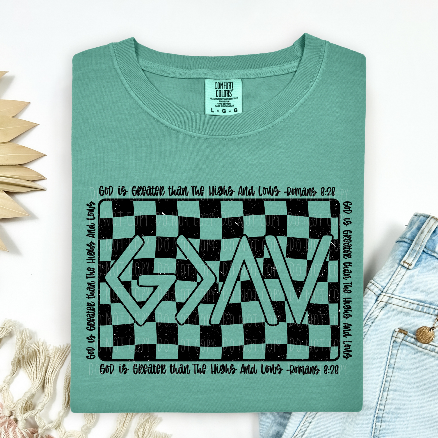 God Is Greater Checkered