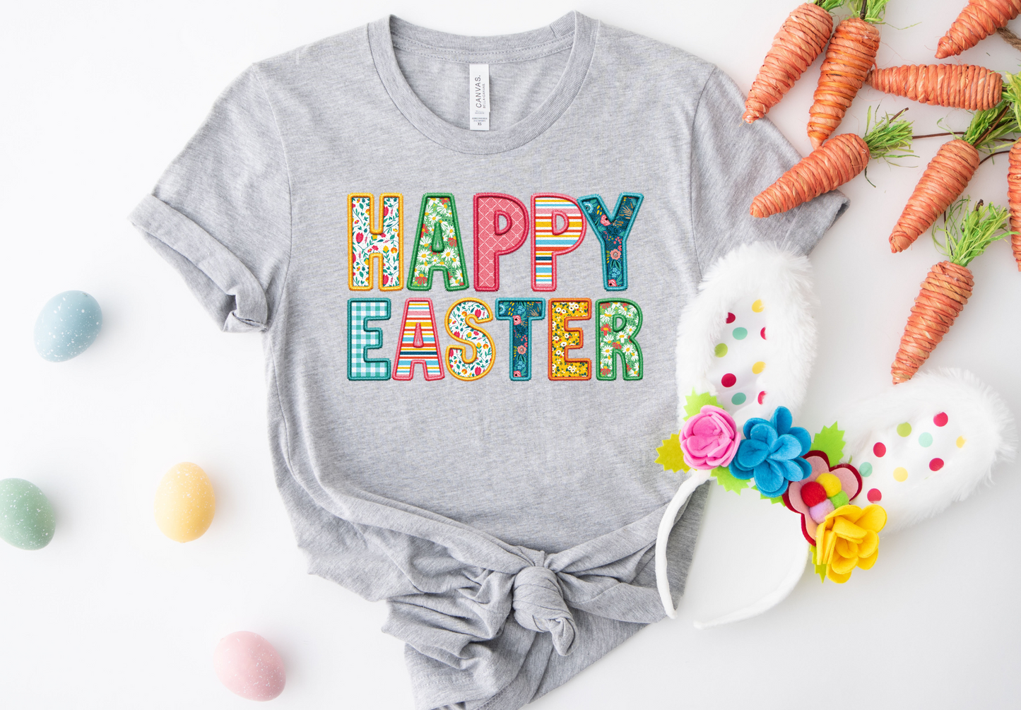 Happy Easter Faux Embroidery