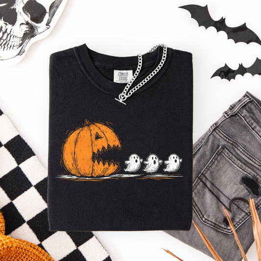 Jack O Lantern Chasing Ghost