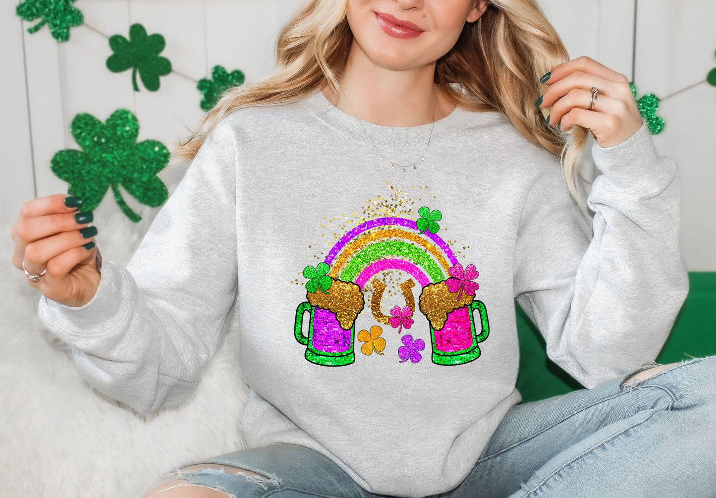 Faux Beer Mug Rainbow