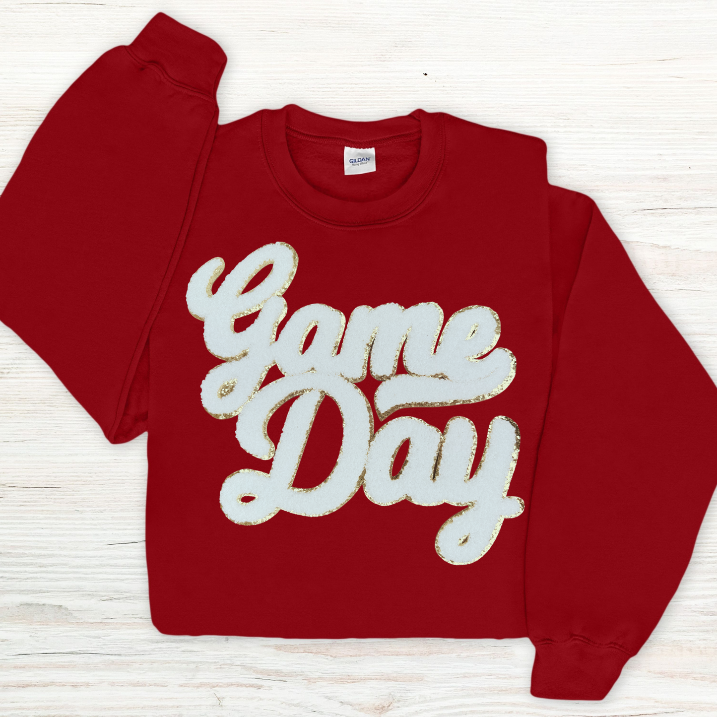 Game Day (gold glitter backing)